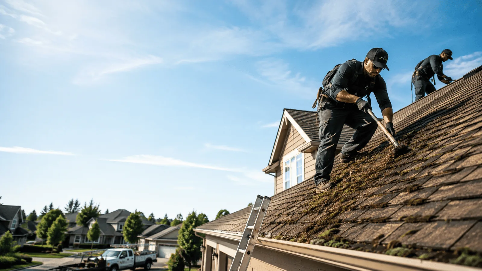 Roof Moss Removal in Green Valley, WI near me